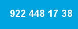 922 448 17 38 922 448 17 38